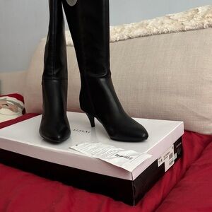 Alfani Step 'N Flex Hakuu Wide-Calf Dress Boots Black Multi Media